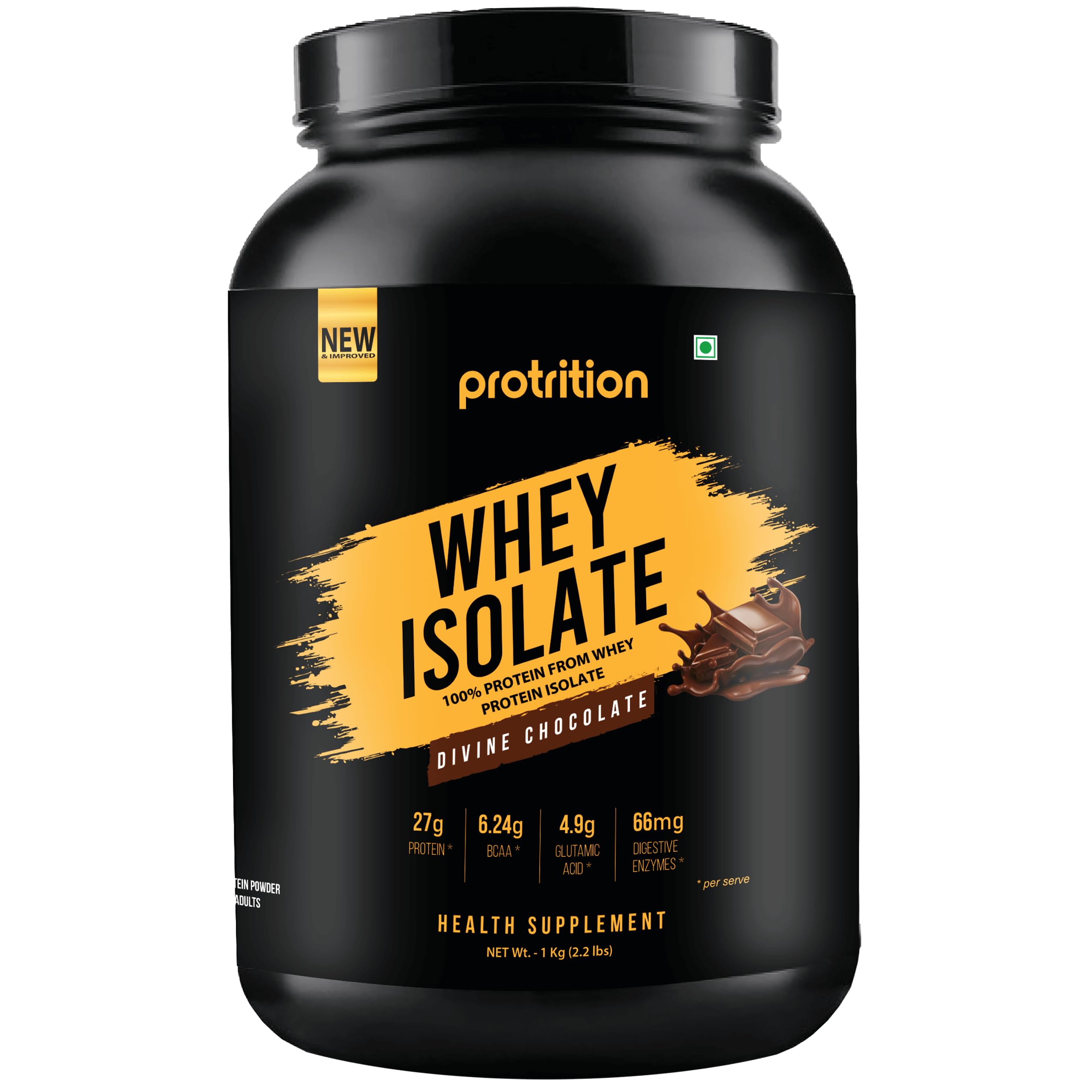 Protrition Whey Protein Isolate Powder | Strawberry Rush - 1Kg (30 Servings) | 28g Protein, 6.42g BCAA per SCOOP | Added Digestive Enzymes | Muscle Growth, Strength And Recovery (B0CQCQ6G8M) Amazon Price History, Amazon Price Tracker