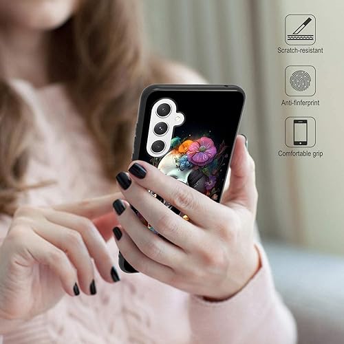 Miniatura 123 de Funda protectora para Samsung Galaxy A13 5G/A04S para Samsung Galaxy A13 5G/A04S, funda de silicona TPU suave con calavera de rosa, diseño elegante