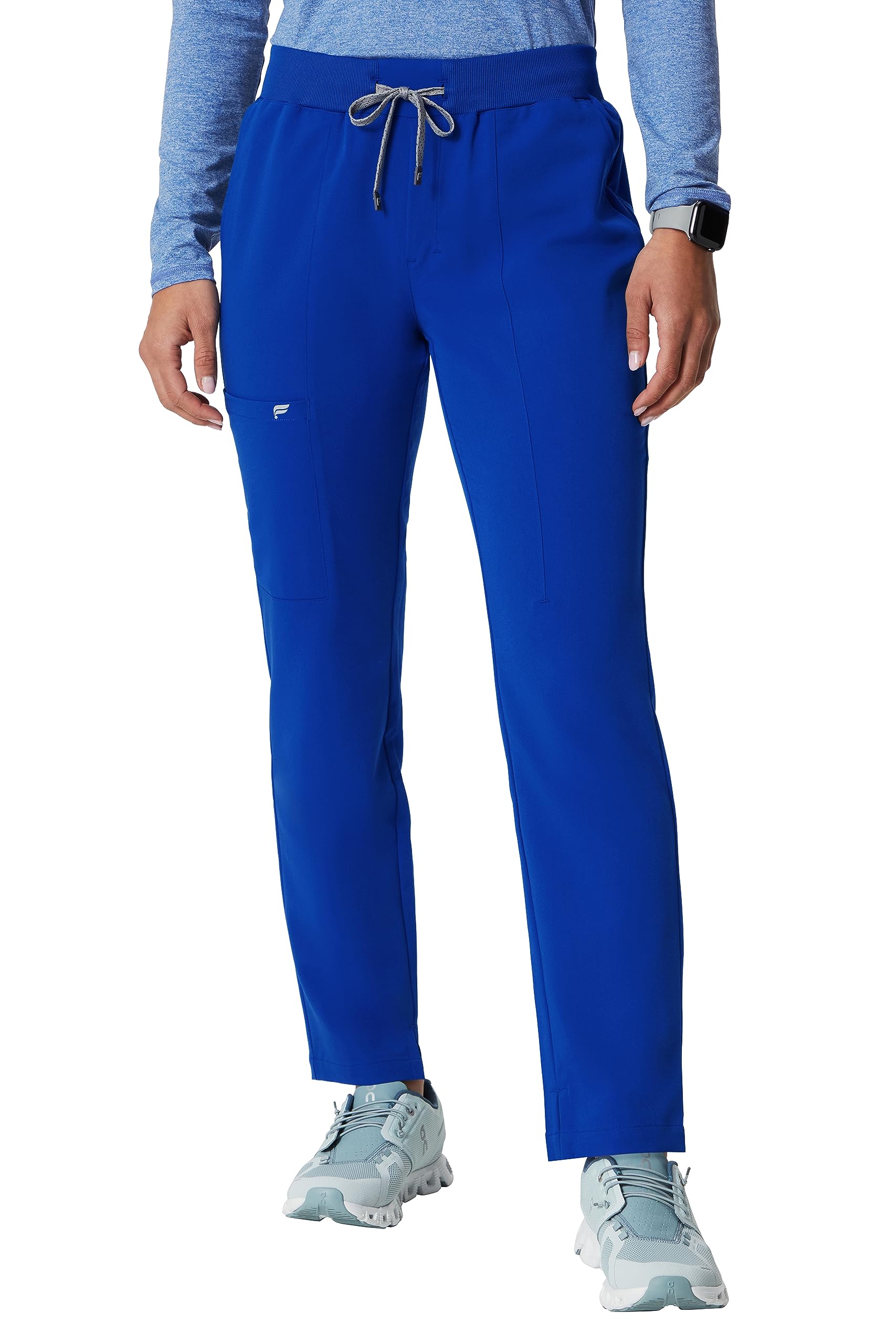 Fabletics Women's Performance Scrub Pant - MotionTech, 4-Way Stretch, Pocket-Packed, Wrinkle-Resist, Semi-Slim Fit