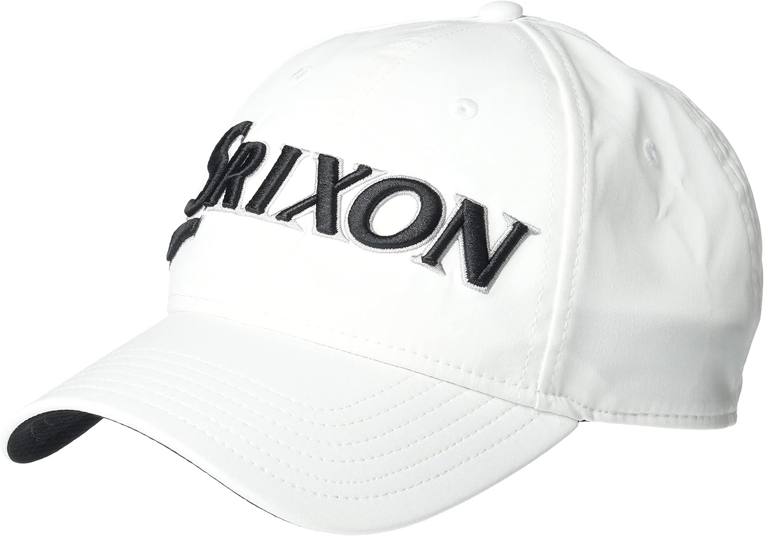 Srixon SRX AuthUnStructuredCapWhtBlk Athletic Cap, White/Black