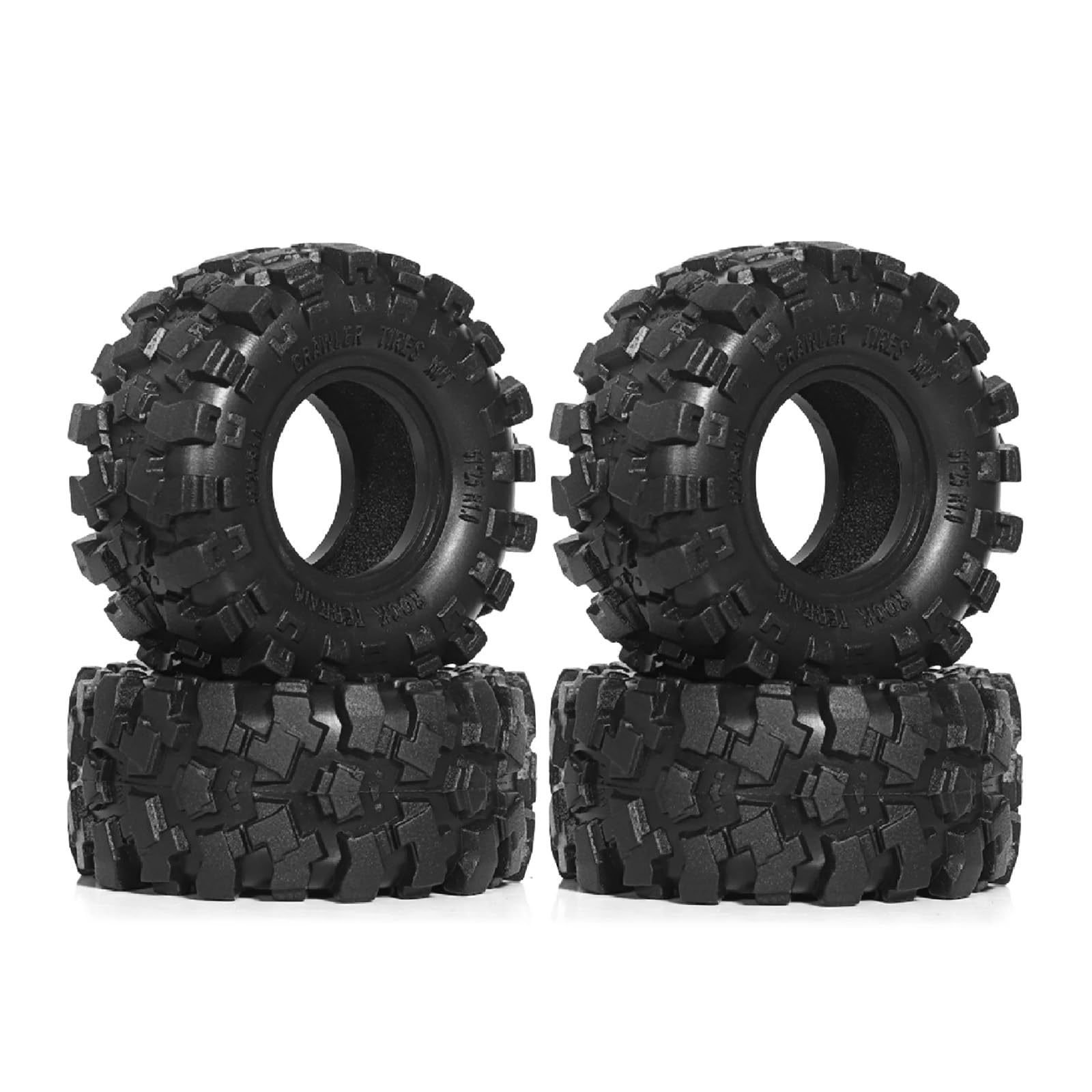 RC Coche NeumáTico Piezas para TRX4M para SCX24 AX24 para FCX24 57 X 25 Mm R184z 1/18 Neumáticos 1.0 - S5 para Rock Crawler Todoterreno Accesorios Repuesto Y Reparación Coches RC