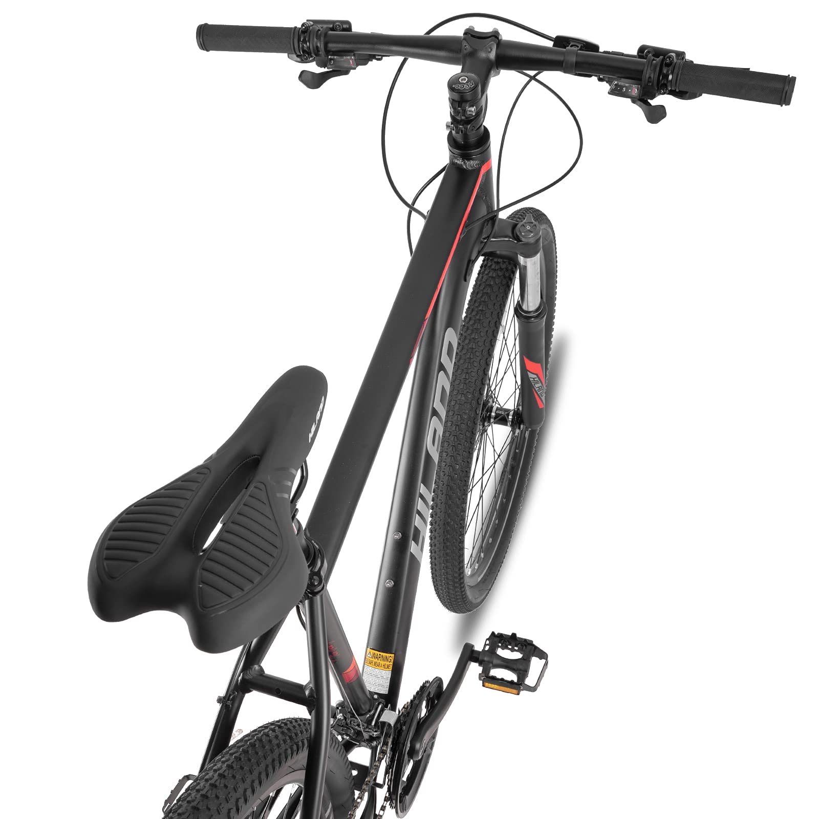 Amazon | HILAND 700C ロードハイブリッドバイク 7段変速バイク