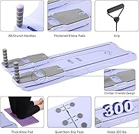 Vista 11 de Pilates Reformer Board Set - 2026 Foldable 8-in-1 Pilates Machine for Full Body Workouts, Ab Core Trainer with Resistance Bands, Portable Home