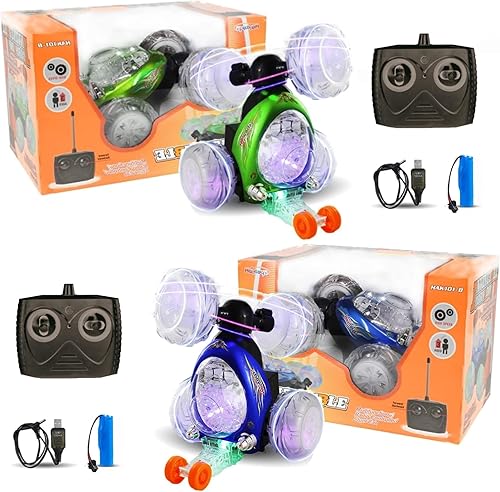 Miniatura 9 de Control remoto RC Chase Fun  Paquete de 2 versiones actualizadas de control de radio y coche de policía fácil de operar una frecuencia por automóvil