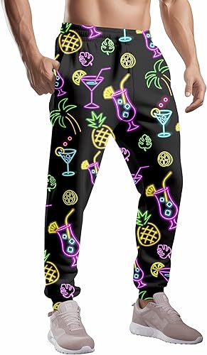 Miniatura 2 de Disfraces de los años 80 para hombre, pantalones deportivos, pantalones casuales para correr con cordón, traje de los años 90 para hombre