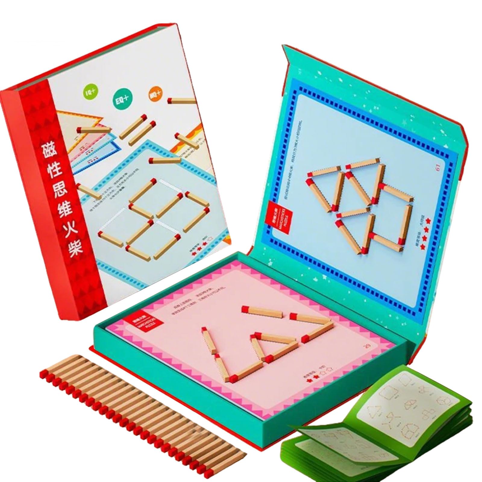 ttnmrc Montessori Magnetic Matchstick Math Puzzle