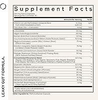 Vista 2 de Codeage - Suplemento para intestino permeable, L-Glutamina, N-Acetilglucosamina, Probiótico, Ácido Butírico, Polifenoles, Quercetina, DGL, Raíz