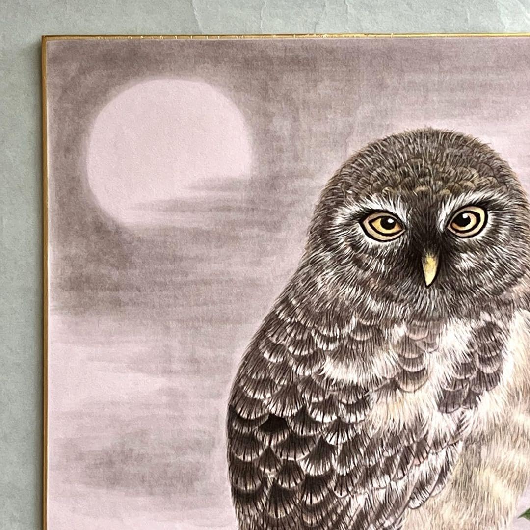 手書き油絵 湖と渡り鳥 額付き 肉筆絵画 インテリア 油彩画 手書き油絵 ゴッホ ひまわり 額付 肉筆絵画 インテリア 油彩画
