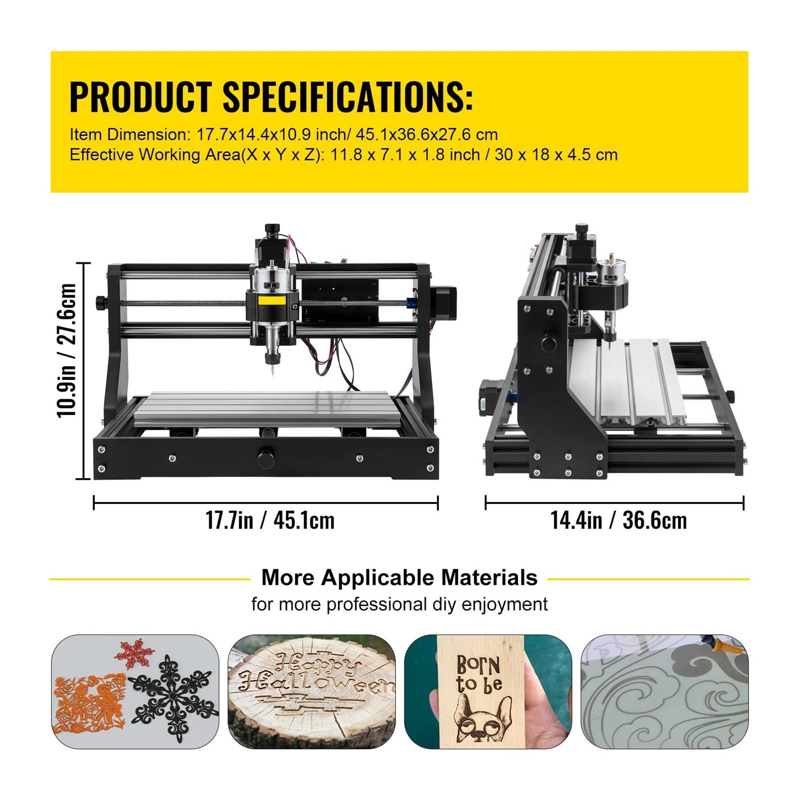 CNC 3018 PRO Router grawer z modułem 2.5w 3 osi DIY grawerka do drewna GRBL frezarka do drewna frezarka do drewna