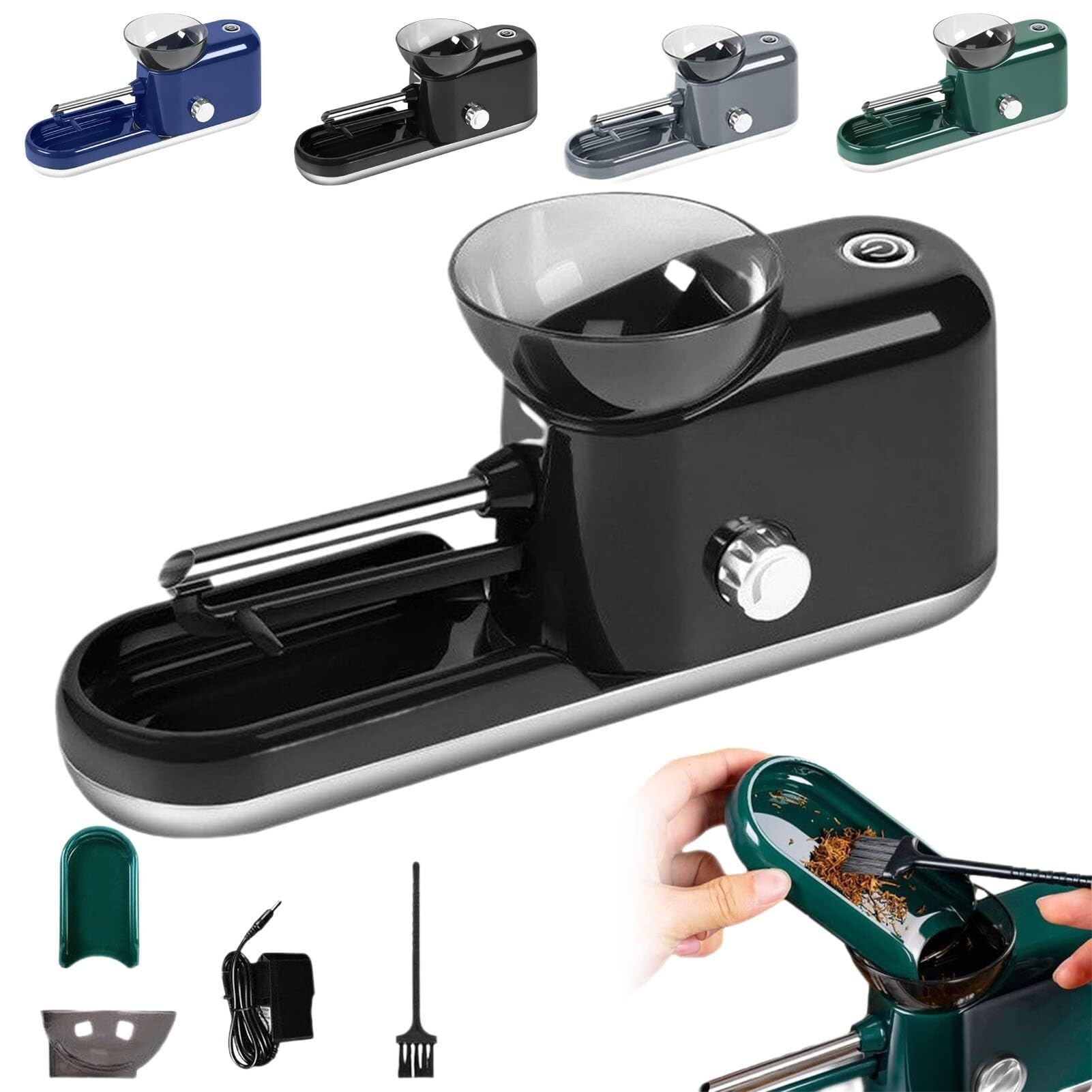 Rullo automatico generico Za, macchina Za regolabile, macchina elettrica per rollare sigarette da 8/6,5 mm (D)