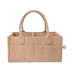 Mr. Pen- Baby Diaper Caddy Organizer, Earthy Clay, Baby Caddy Organizer with Handle, Compact Size, Collapsible & Portable