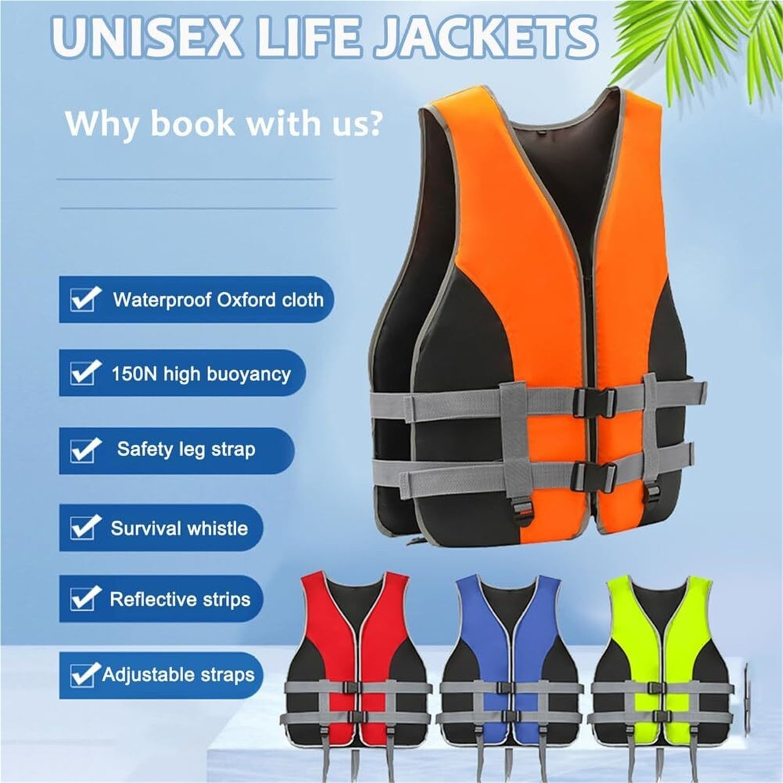 Surfjacke mit Verstellbarem Blet for Wasserdichtes Schwimmfischen