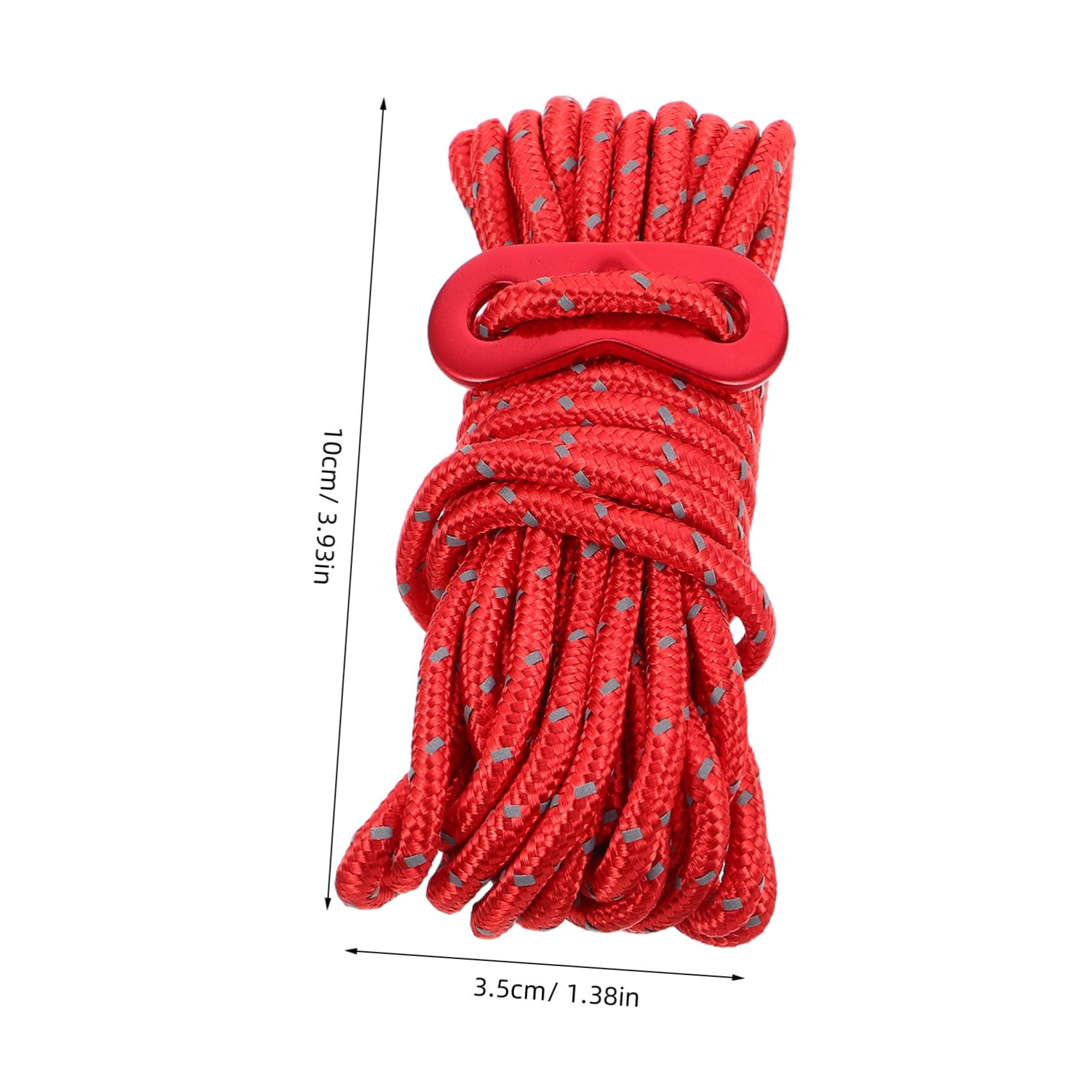 Parliky Versatile Camping Tent Ropes 4pcs Heavy Duty Reflective Guyline Outdoor Tarp Tie Down Rope Set
