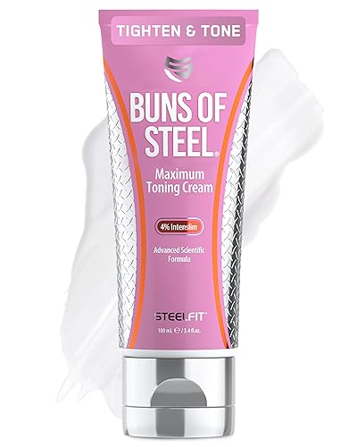 Miniatura 8 de SteelFit Buns of Steel, crema de máxima tonificación con 4 % de Intenslim