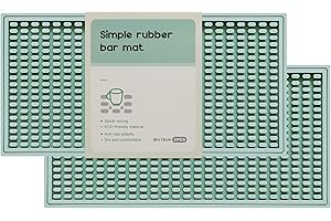 Green Bar Mat 2 Pack For Cocktail Bars