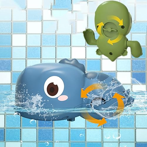 Miniatura 5 de 3 juguetes de baño para bebés dinosaurios flotantes juegos de piscina lindos juguetes de bañera para niños pequeños de 1 a 3 4 5 6 años de edad