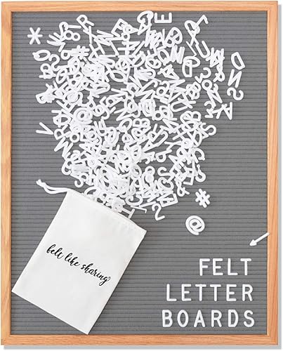 Miniatura 135 de Letrero de fieltro negro y letras blancas de 10 x 10 pulgadas Este letrero personalizable incluye 300 letras de plástico y marco de roble., Negro