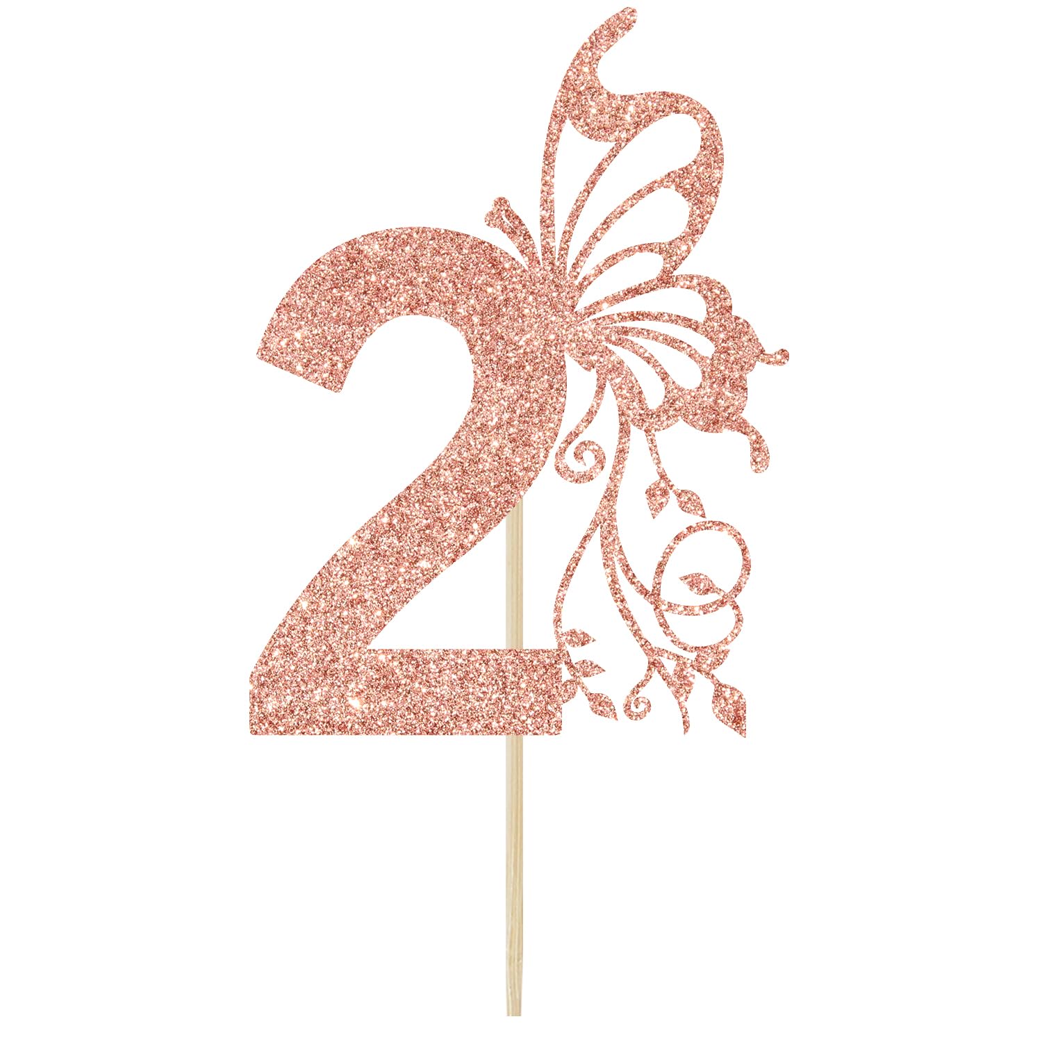 Snapklik.com : Number 2 Birthday Cake Topper - Happy 2nd Birthday Cake ...