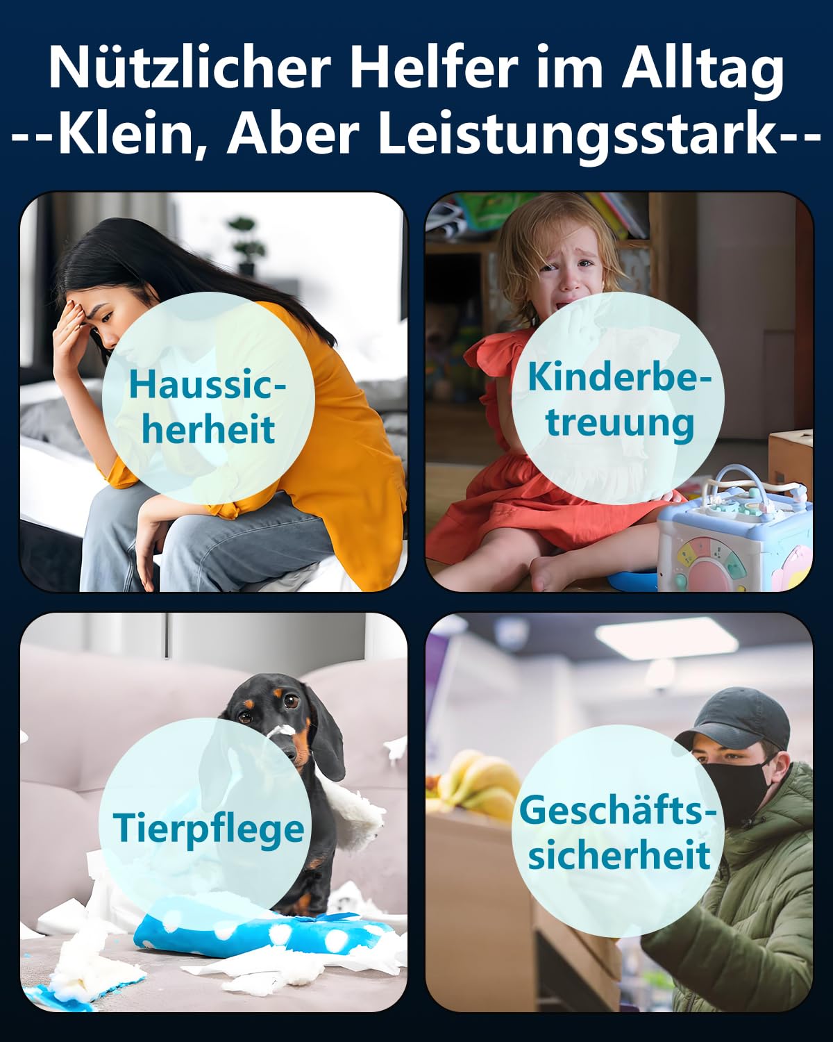 Mini Kamera, Bextgoo 4K Mini Überwachungskamera Innen WLAN mit Überlegener Nachtsicht –Völlig Blendfrei, Ultra Niedriger Stromverbrauch, 50 Tage Betrieb, 30-Tage Cloud-Test + Lokaler Speicher, Schwarz