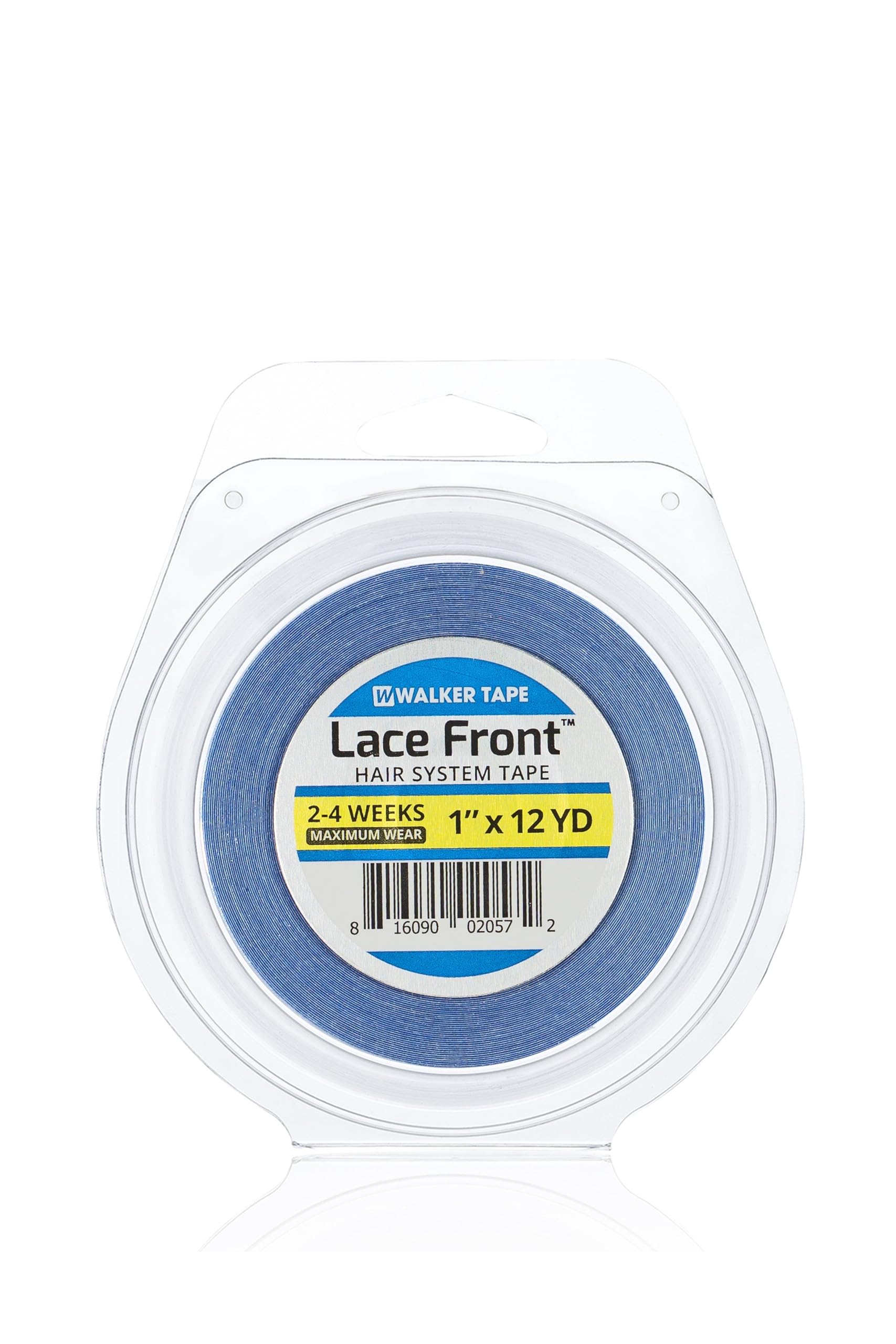 Walker 12 Yards Lace Front Support Tape (1/2 inch) For Toupee and Wig, Clear