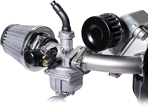 Miniatura 6 de JMCHstore Etapa 2 Performance Mainfold Kit para motor Predator 79cc 3HP, Coleman CT100U CC100X 98cc, Massimo MB100 Mini Bike, Adaptador de Carb