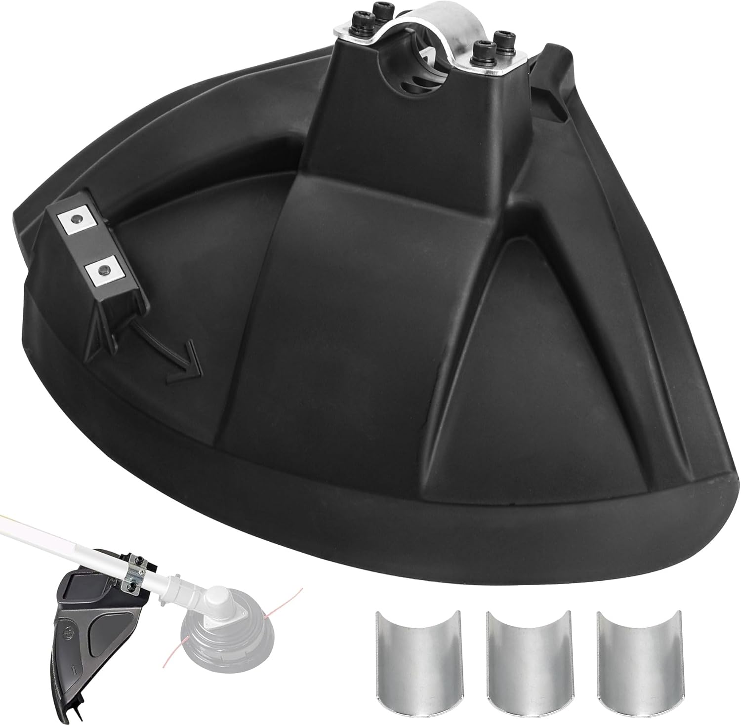 P021032702 Guard Assembly Compatible with Shin-daiwa B45 B450 C350 C270 C-27 T270 T350 T-27 Brushcutter/Trimmer Replaces 72005-16000, 72441-16003