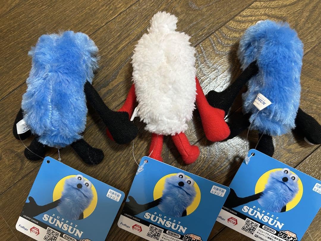 Amazon.co.jp: パペットスンスン ぬいぐるみ 3体セットおまけ : おもちゃ