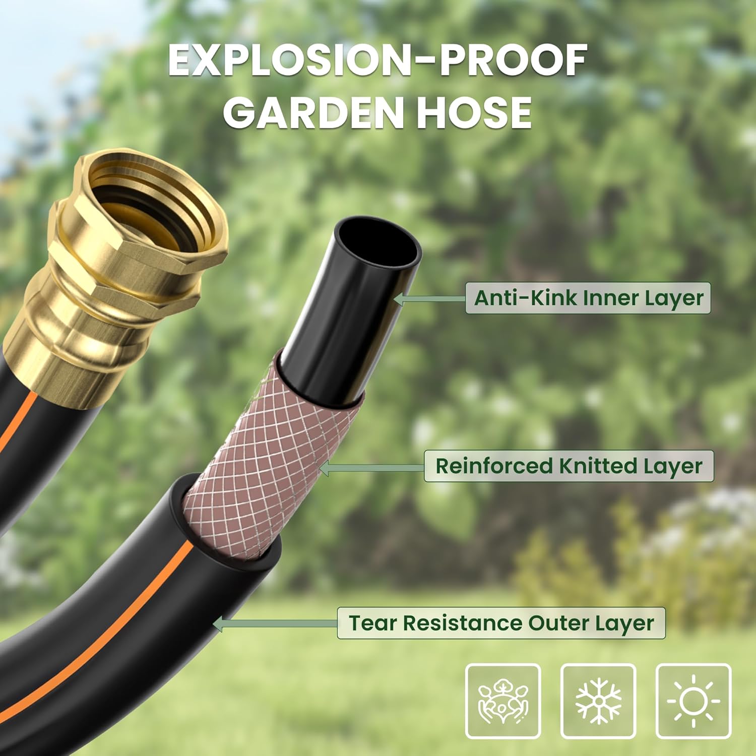 Giraffe Tools Retractable Hose Reel 1/2 Inch x 82FT,Heavy Duty Ground Mount Garden Hose Ree with 360°Swivel Base and Retractable Hose Reel 1/2" x 78ft PRO with Metal Bracket,Heavy Duty,Any Length Lock