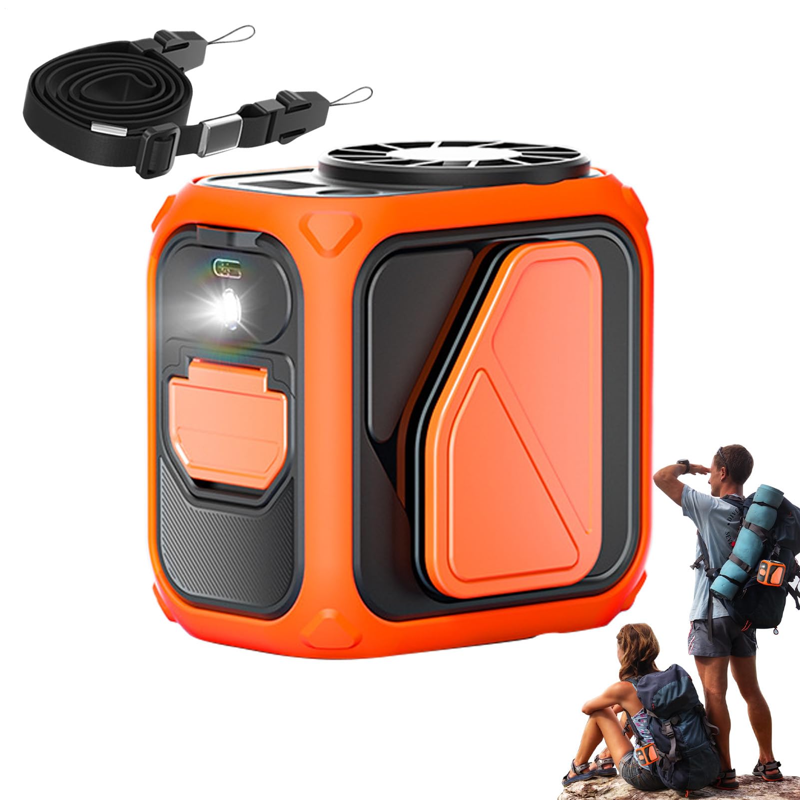 Ventilateur de taille portable pour camping et randonnée outdoor