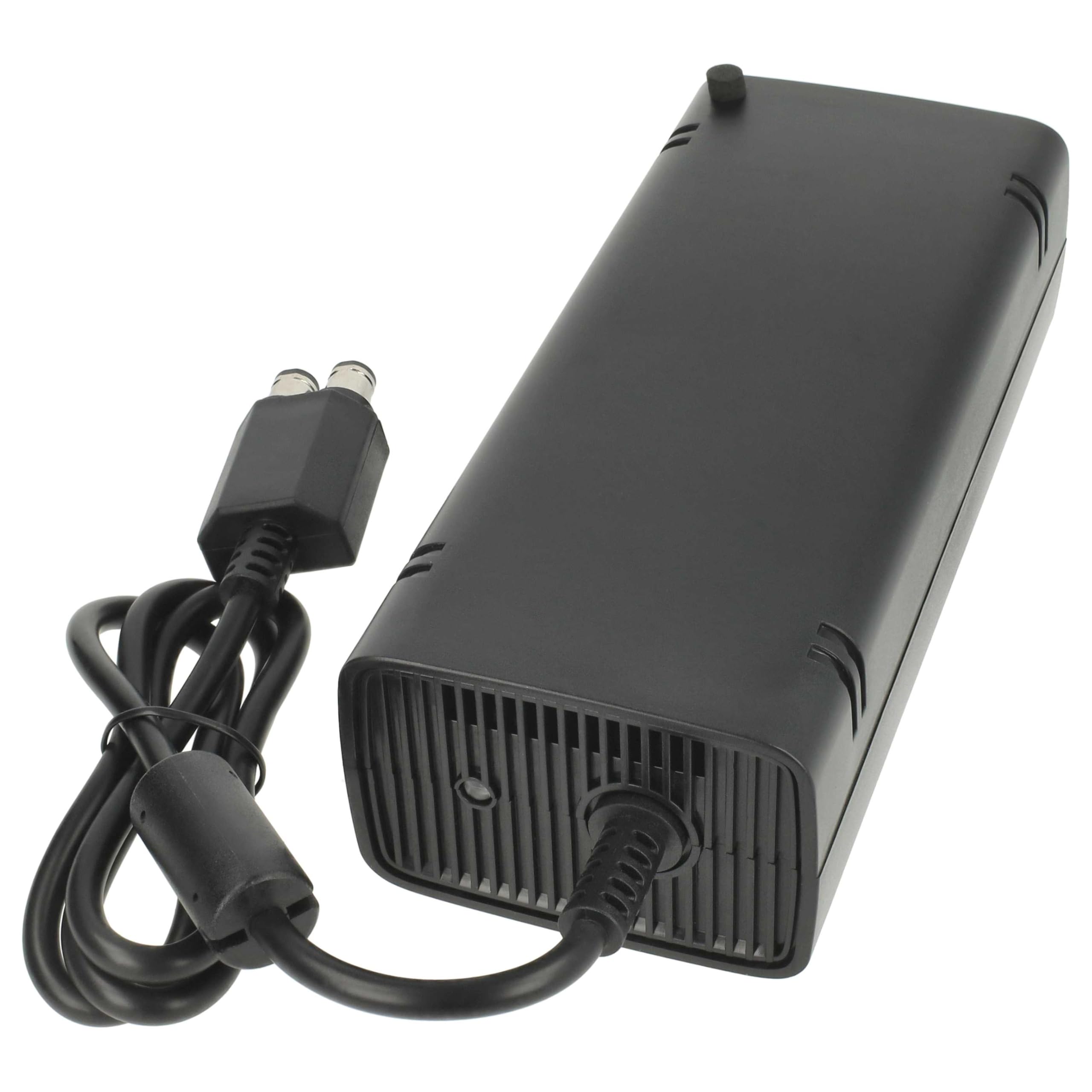 vhbw 220 V zasilacz ładowarka kabel do ładowania 130 W (12 V/10,83 A) kompatybilny z Microsoft Xbox 360 Slim zamiennik do DE-X360-3206.