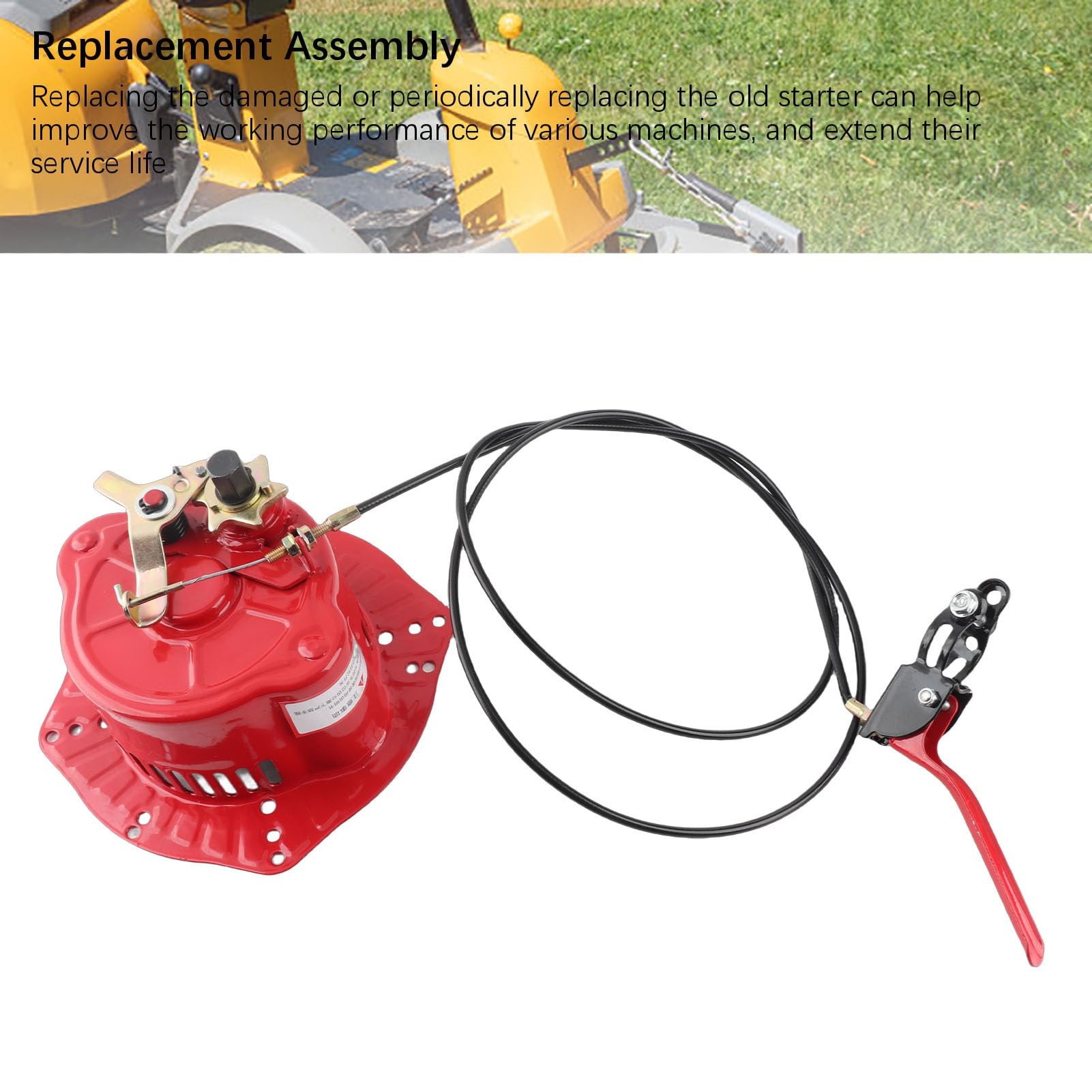 TOPINCN Calidad Metal Hand Canter COMINADOR, Reemplazo de 170F 173F 178F 186F 188F 192F 195F Generadores, Mini Macollas, Maquinaria de Jardín, Cortadoras, Instalación Fácil, Alta