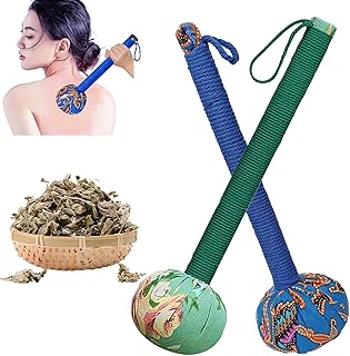Manual Massage Tools,Manual Hammer Massager, Handheld Back Massager,Patented Design 2P Blue Green…
