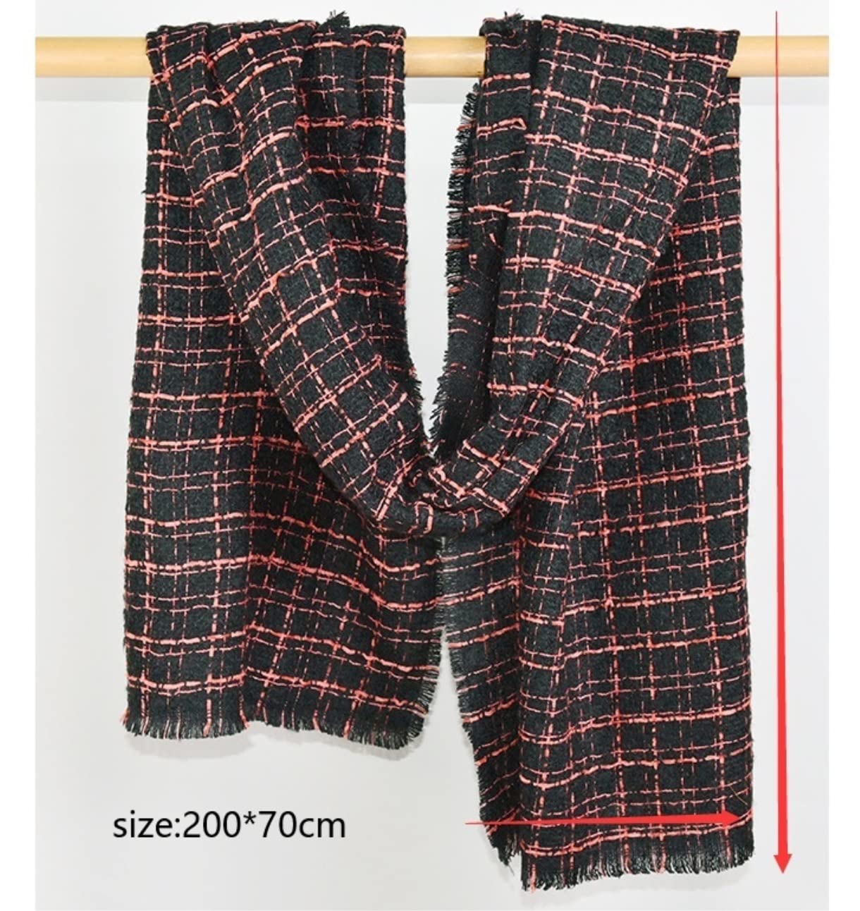 Sciarpa Sciarpa Invernale Unisex Scozzese Sciarpe Morbide Scialle E Avvolge Foulard Caldo Scialle