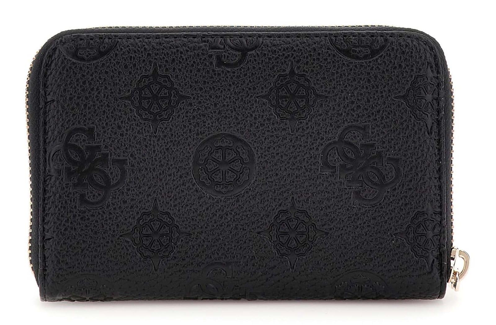 GUESS Geldbörse Cresidia II SLG Zip Around Wallet Black Logo schwarz