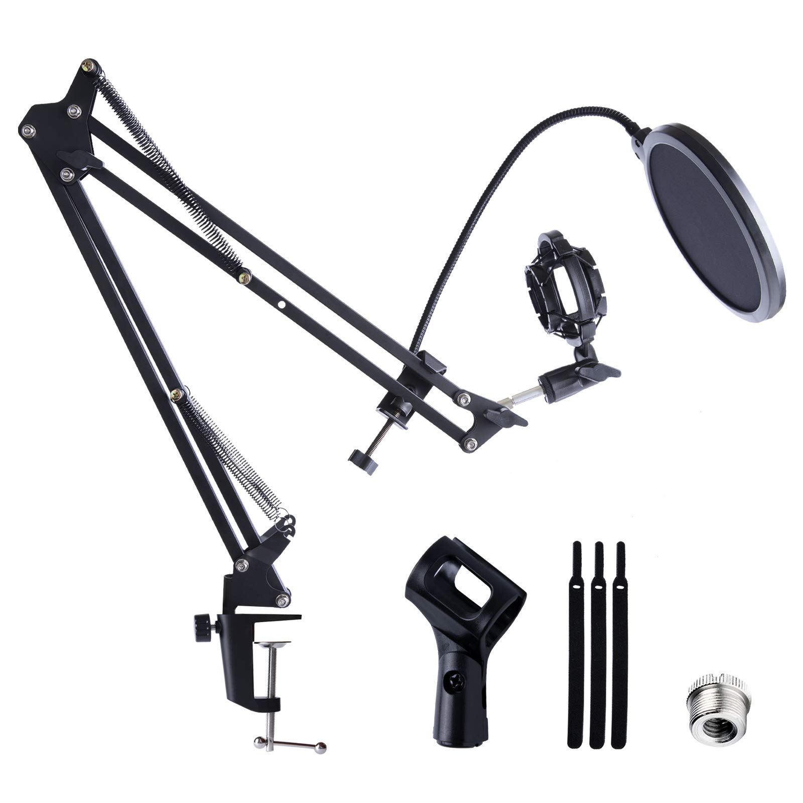 Buy TOOSUN Microphone Arm Stand, Adjustable Suspension Boom Scissor Arm
