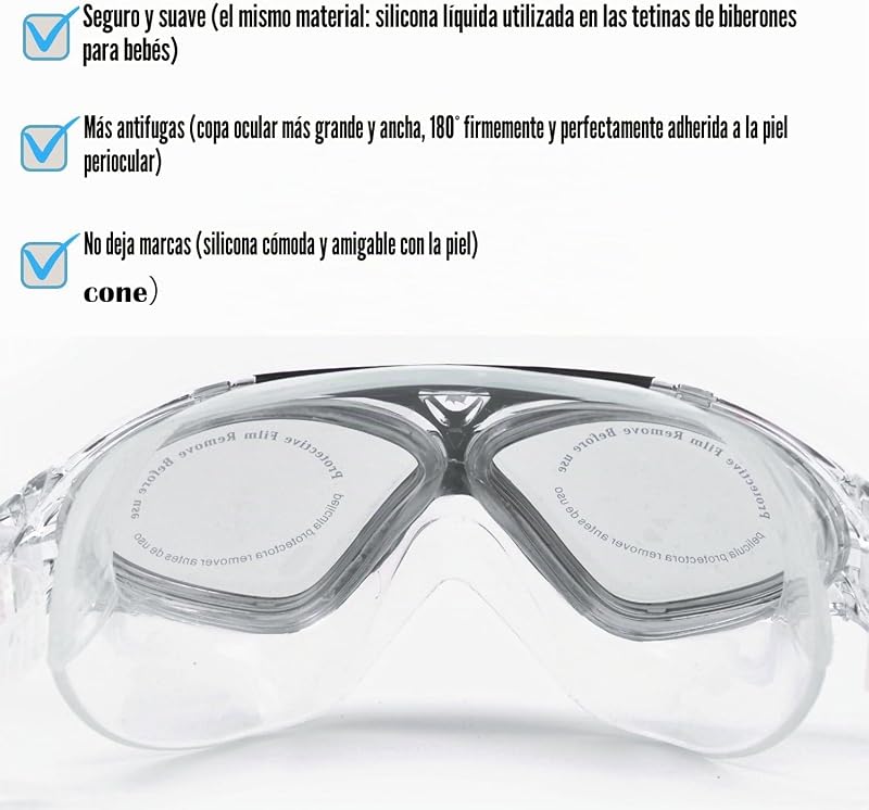 Ochelari de înot Winline cu protecție UV și tratament anti-aburire pentru adulți și copii, cu baretă reglabilă și etanșeitate perfectă