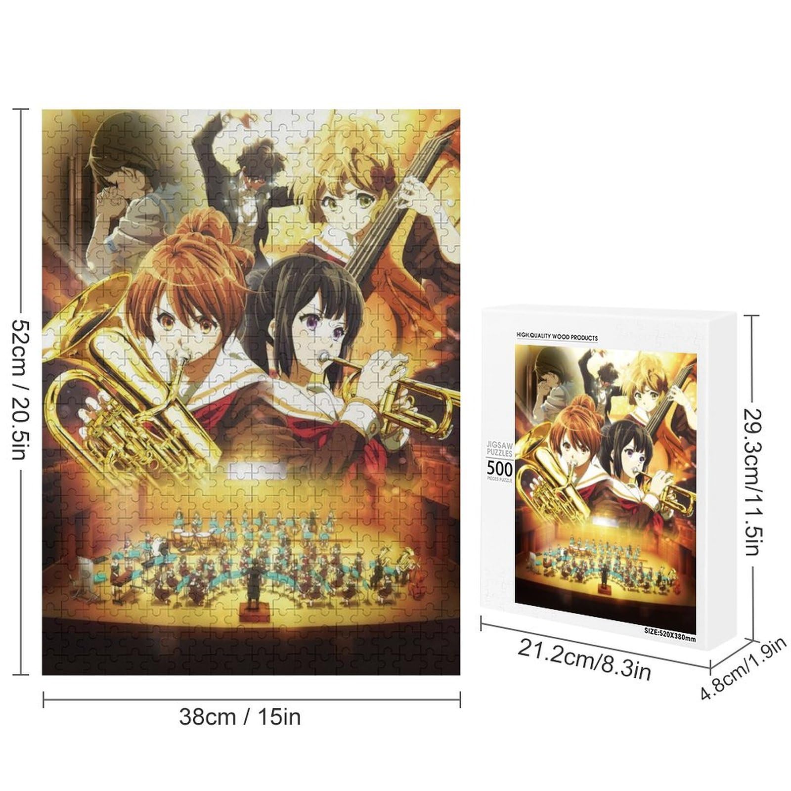 Amazon.co.jp: 響けユーフォニアム パズル ジグソーパズル 木製パズル