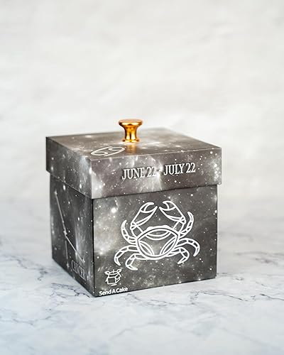 Miniatura 6 de Send A Cake Caja de regalo de explosión de cáncer de astrología con sorpresa de mariposa voladora y dulces, graduación, celebraciones, cumpleaños,