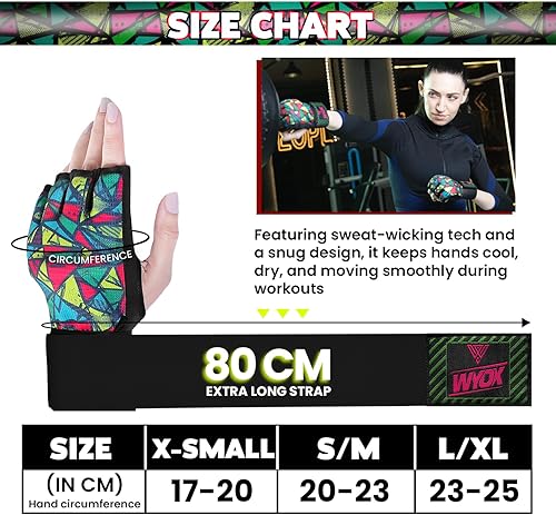 Miniatura 5 de WYOX Guantes interiores de boxeo de gel para hombres y mujeres, correas de muñeca rápidas de 31.5 in, protección acolchada para nudillos para Muay