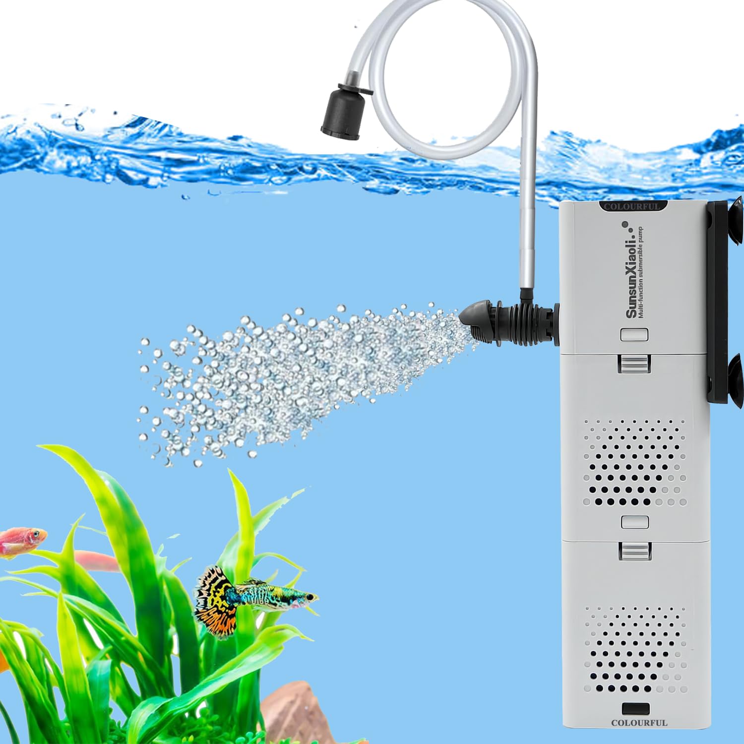 See full amazon price history chart for SUNSUN 4 in 1 Ultra-Quiet Multifunctional Submersible Filter Pump | Aquarium Internal Filter for Crystal Clear Fish Tank | Xiaoli XQP Series | XQP-1500F | for 3 to 4 Ft Tank SUNSUN 4 in 1 Ultra-Quiet Multifunctional Submersible Filter Pump | Aquarium Internal Filter for Crystal Clear Fish Tank | Xiaoli XQP Series | XQP-1500F | for 3 to 4 Ft Tank (B0CZDRDG73) Amazon Price History, Amazon Price Tracker