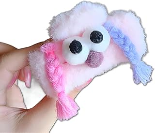 مشبك شعر ملون - اكسسوار شعر ملون مستوحى من المهرج لحوامل ذيل الحصان والتقاط الشعر وتسريحات الشعر المرحة