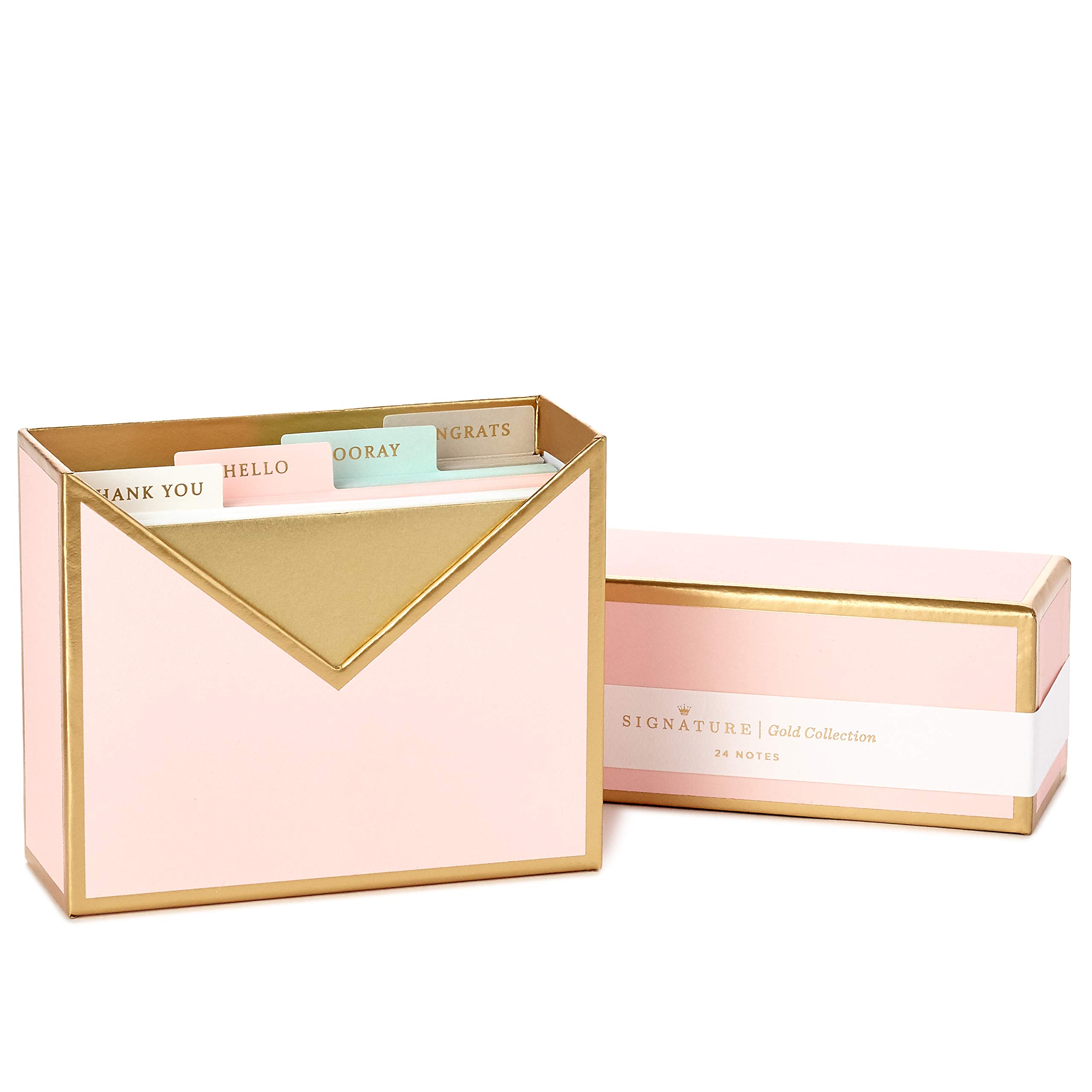 Buy Hallmark Signature Gold Boxed Stationery Note Cards Assortment