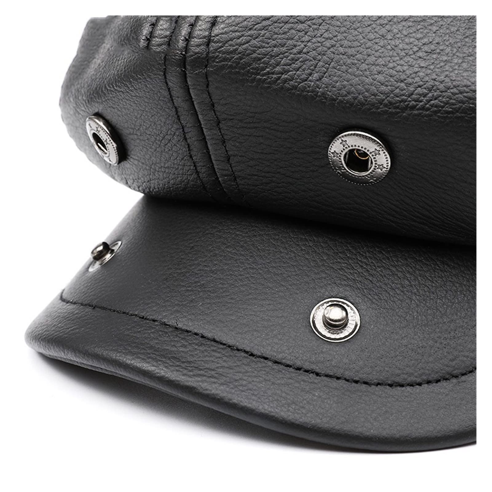 Newsboy Cap Mężczyźni Prawdziwej Skóry Męskie Beret Real Cowskin Vintage Jesień Zima Gatsby Mężczyzna ośmiokątny kapelusz