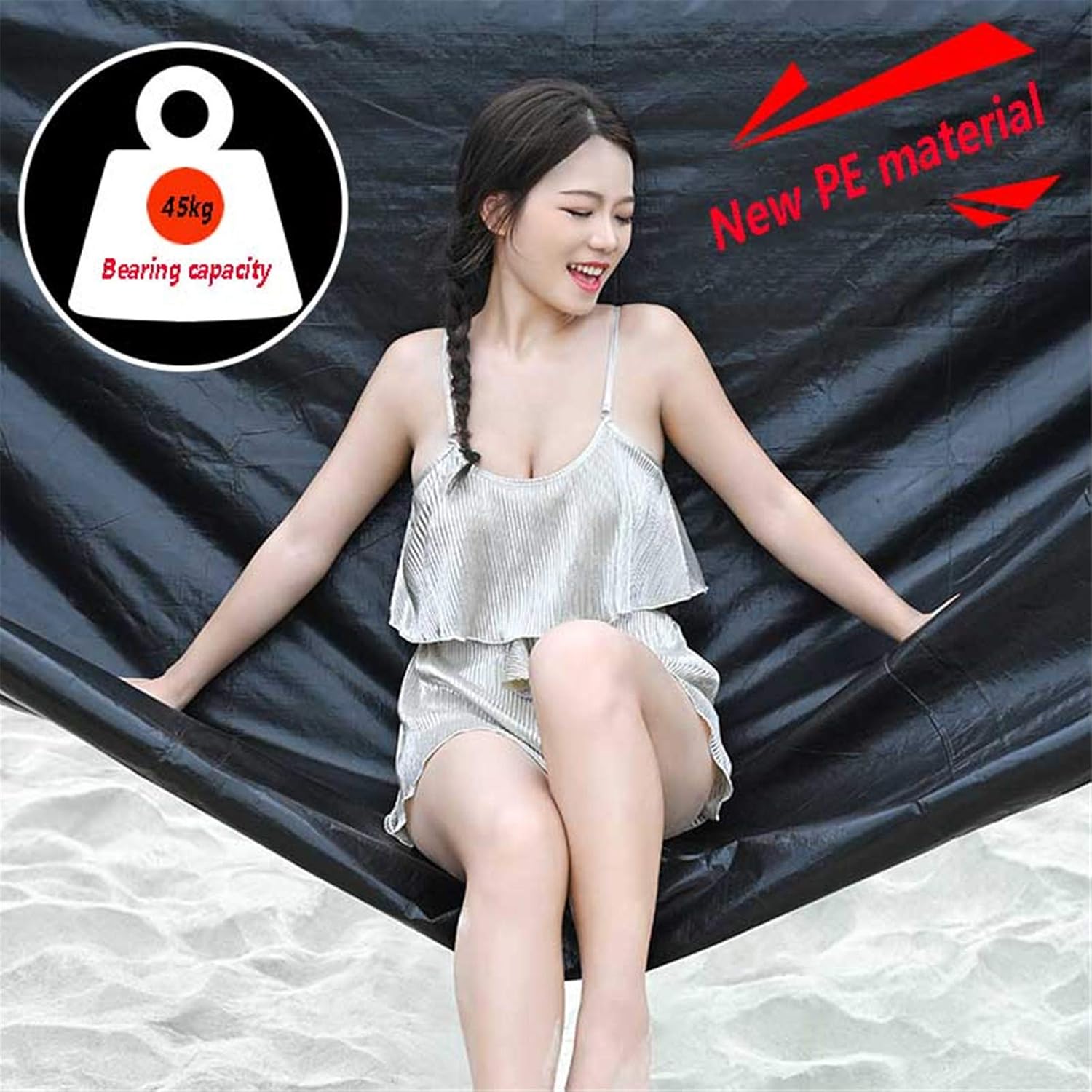 防水タープ ターポリン ハトメ付き ブラック 破れにくい 保護タープ 高耐久 [160G/M?] 大型ポリエチレンターポリンシートカ