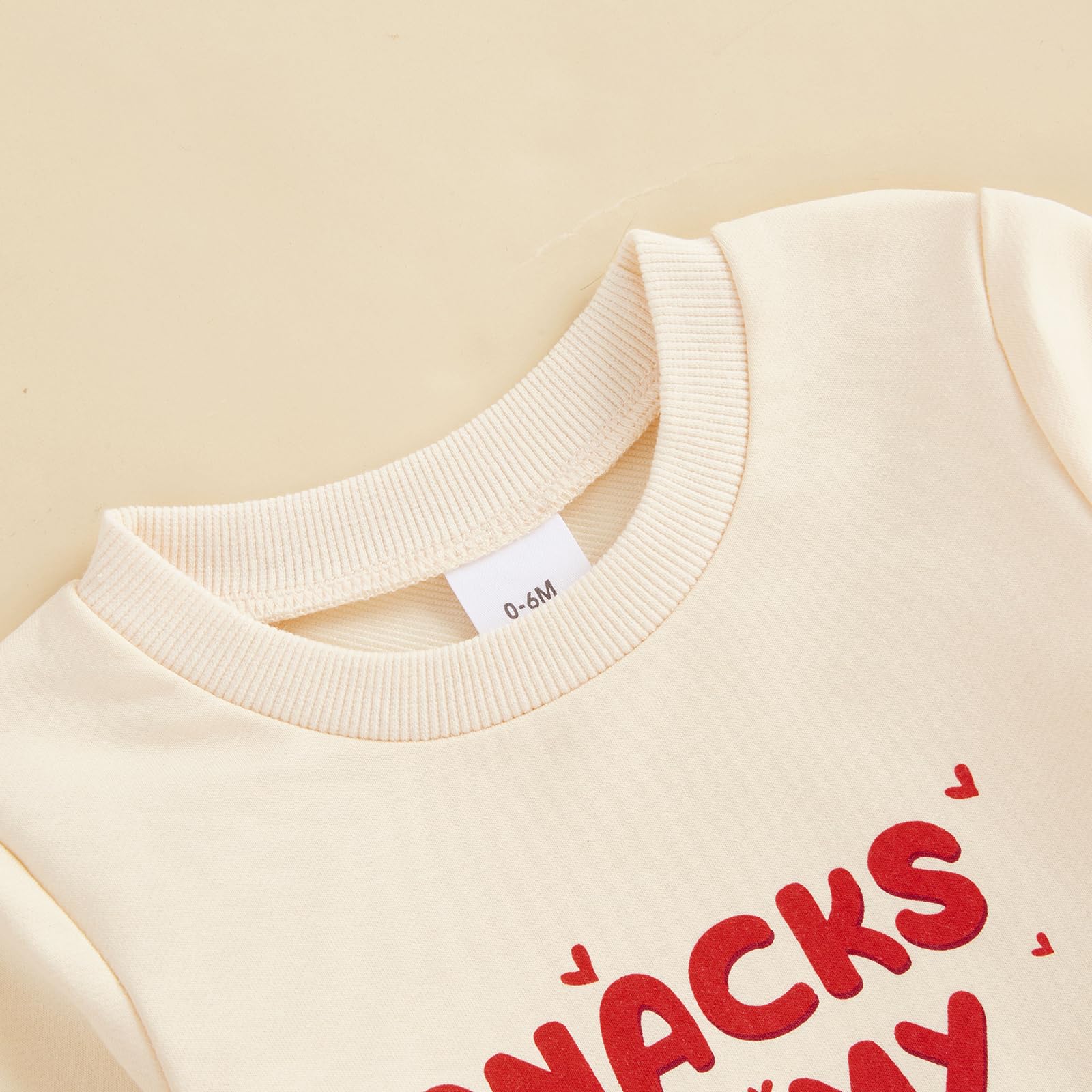 Baby-Kleidungs-Set für Babys, Jungen, mit lustigem Buchstaben, Sweatshirt, Hose, Outfit, Kleinkind, Winterkleidung, 6 12 18 Monate, 2T, 3T