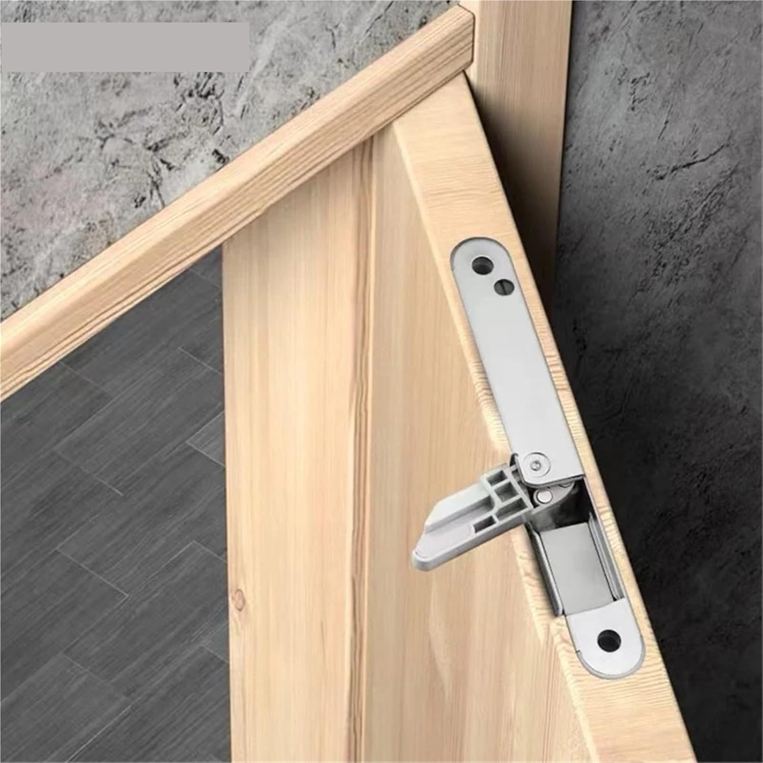 Invisible Door Spring Hydraulic Buffer Silent Door Closers Automatic Door Closers Household Hidden Type Closing Artifact 1Pcs(Left Open)