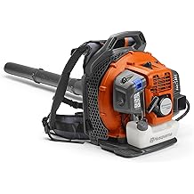 Husqvarna 150BT Gas Leaf Blower, 51-cc 2.16-HP 2-Cycle Backpack Leaf Blower, 765-CFM, 270-MPH, 22-N Powerful Clearing Performance and Ergonomic Harness System, 970466901