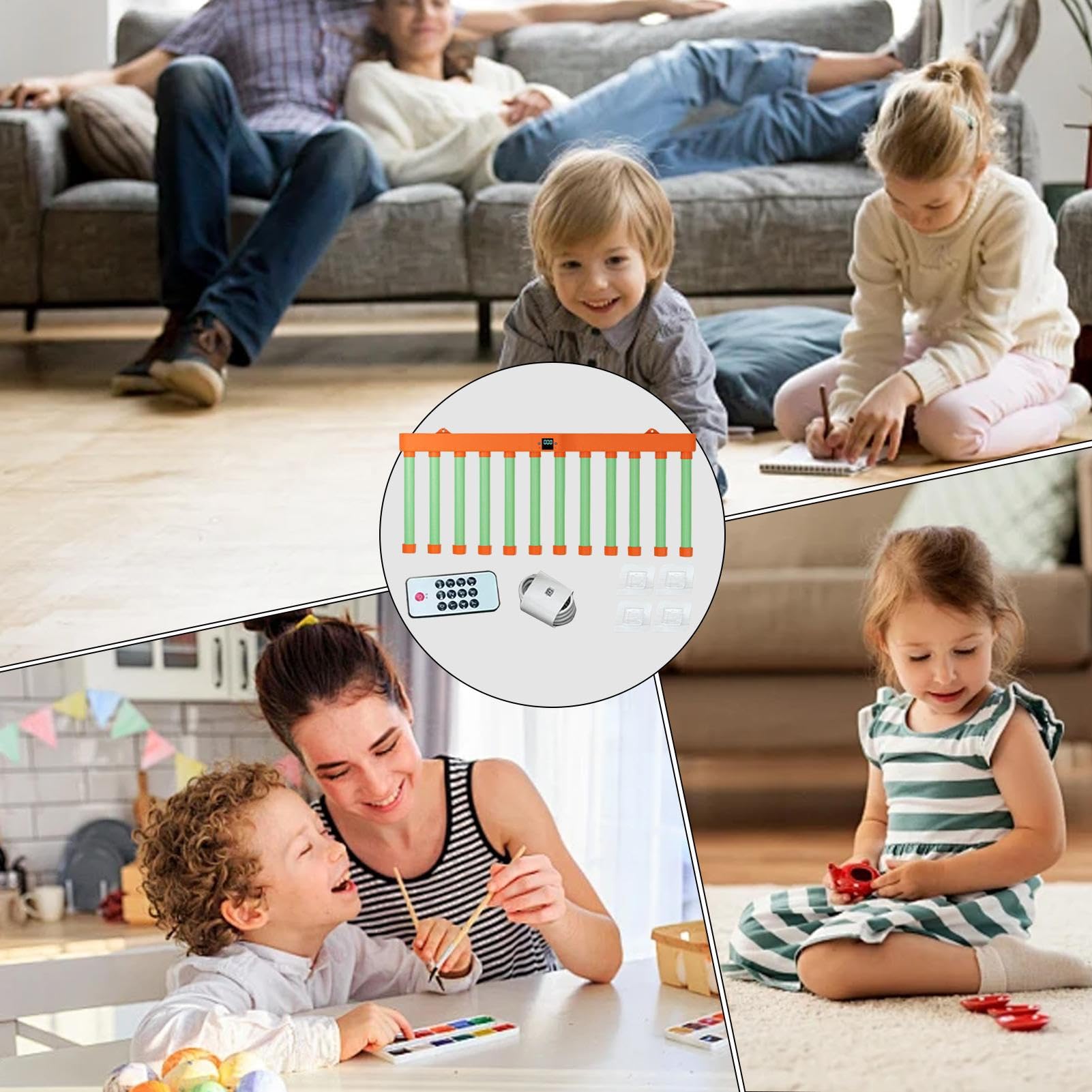 Catching Sticks Game – ABS Falling Sticks Catching Game | Wiederaufladbares Reaktions-Trainingsspielzeug für Kinder, Falling Sticks, lustiges Familienspiel, Wettkampfspiele für Kinder