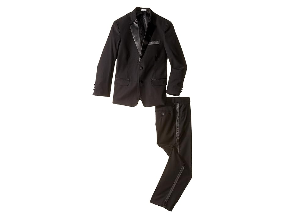 

Calvin Klein Kids Tuxedo Suit - Husky (Big Kids) (Black) Boy's Suits Sets
