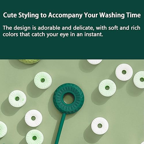 Miniatura 2 de 1 paquete de cepillo de silicona para botellas, cepillo limpiador de pajitas pequeñas, cepillos de limpieza de botellas de 9 pulgadas, cepillo de